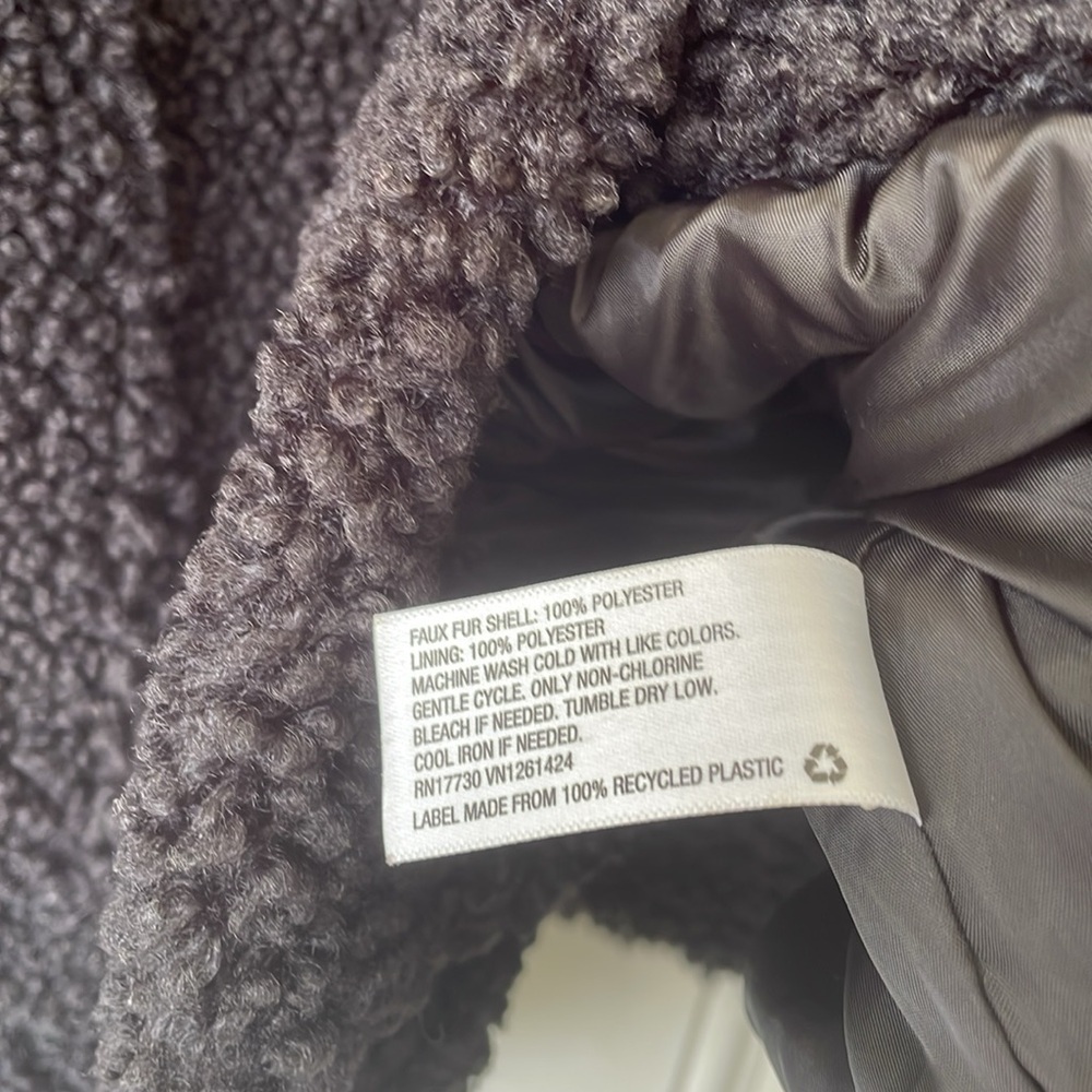 Wild Fable black sherpa jacket - Picture 3 of 5